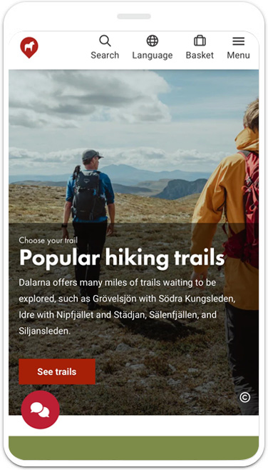 Visitdalarna.se kampanjsida.
