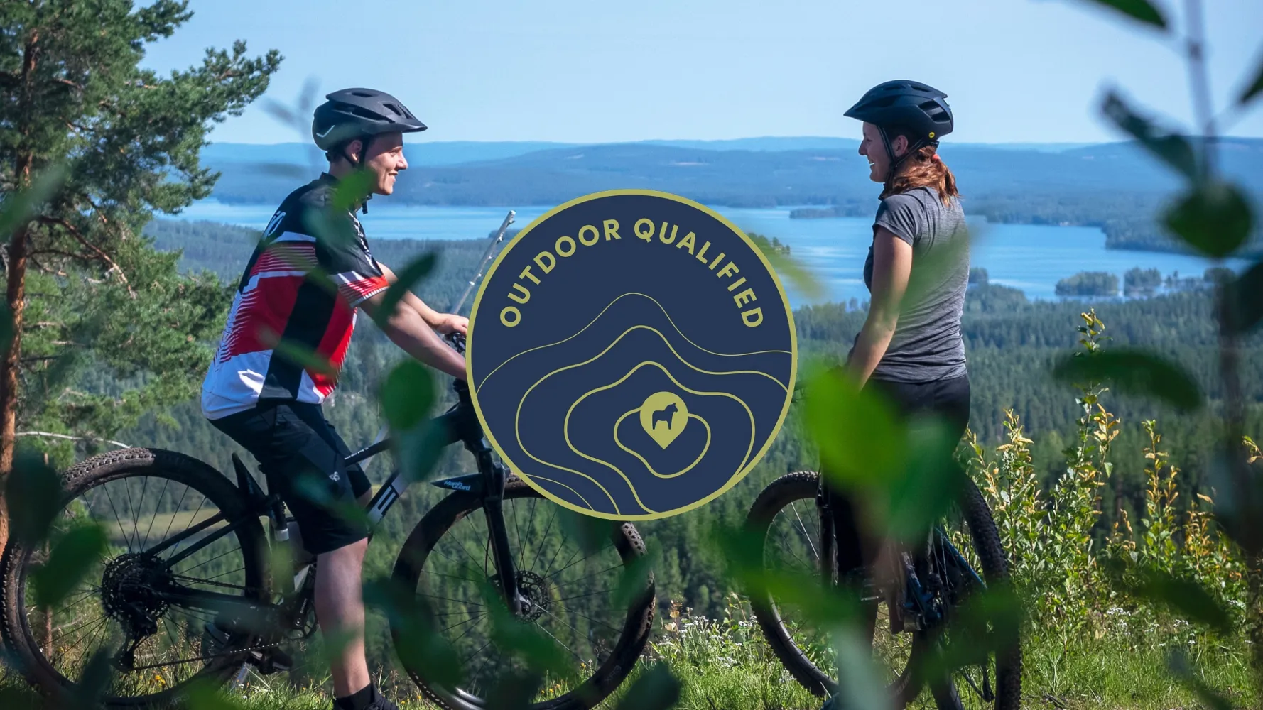 Logotypen för diplomeringen Outdoor Qualified.