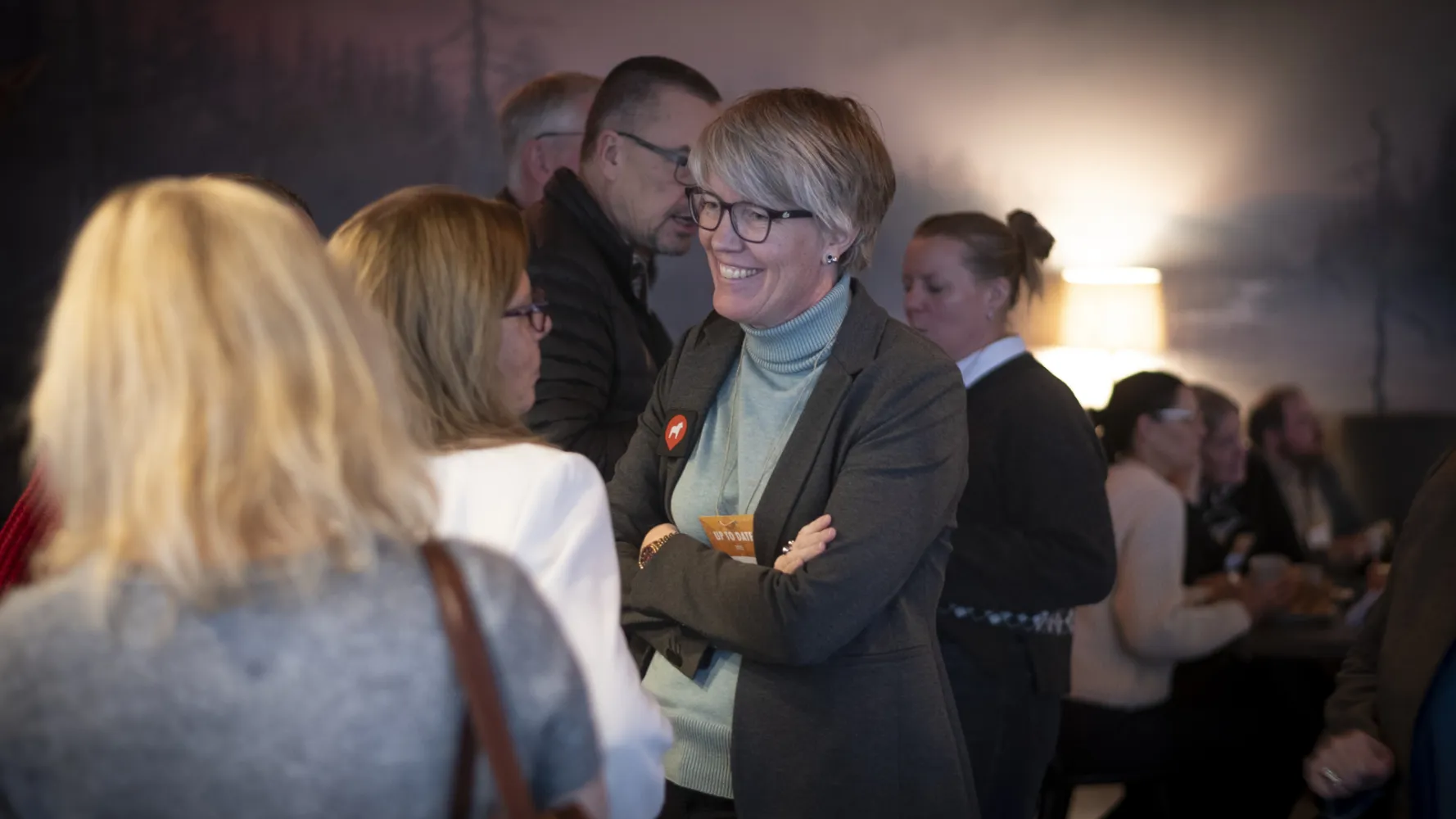 Deltagare på Up to Date samtalar för fullt. 