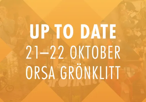 Banner för up to date