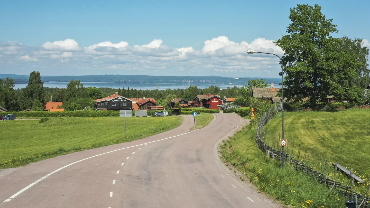 Utsikt över Siljan från Tällberg