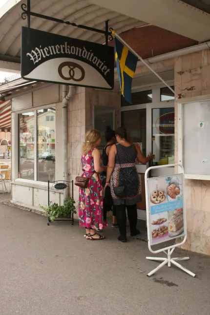 Entré till Wienerkonditoriet.