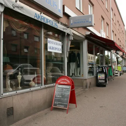 Utsidan av restaurangen.
