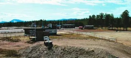 The track at Mora Motor Club.
