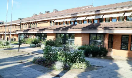 Exterior of an building in Vansbro.
