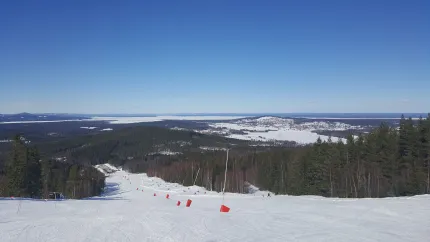 Granbergets skidbacke.